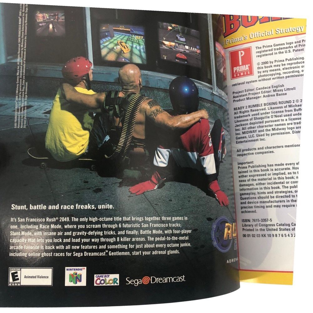 Ready 2 Rumble Boxing Round 2 Prima Strategy Guide w/ Character Cards 2000 VG+ - Picture 7 of 9